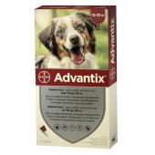 Advantix капли на холку для собак весом от 10 до 25 кг, 1 тюбик-пипетка 2,5 мл